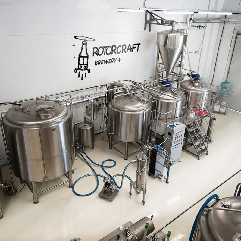 Équipement de brasserie 2000 L, équipement de brassage de bière